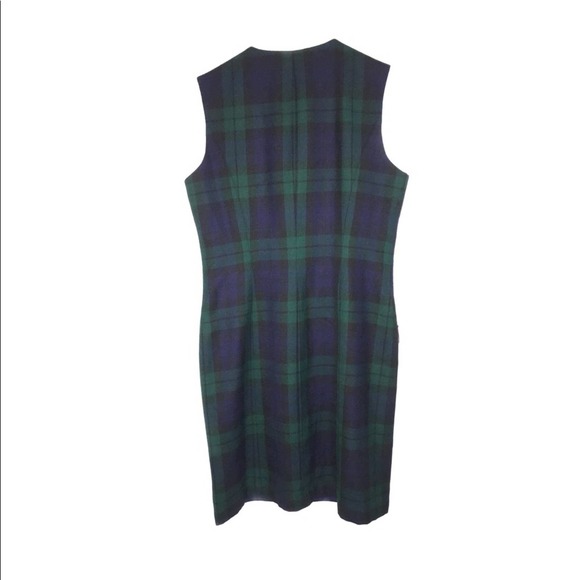 Vintage Tommy Hilfiger Wool Plaid Dress - Picture 2 of 6